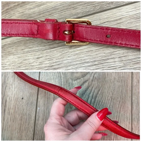 Dolce & Gabbana Medium Sicily Satchel Bag In Intaglio Leather in Red - Picture 13 of 17